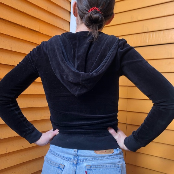 Juicy Couture black hoodie - Picture 3 of 3